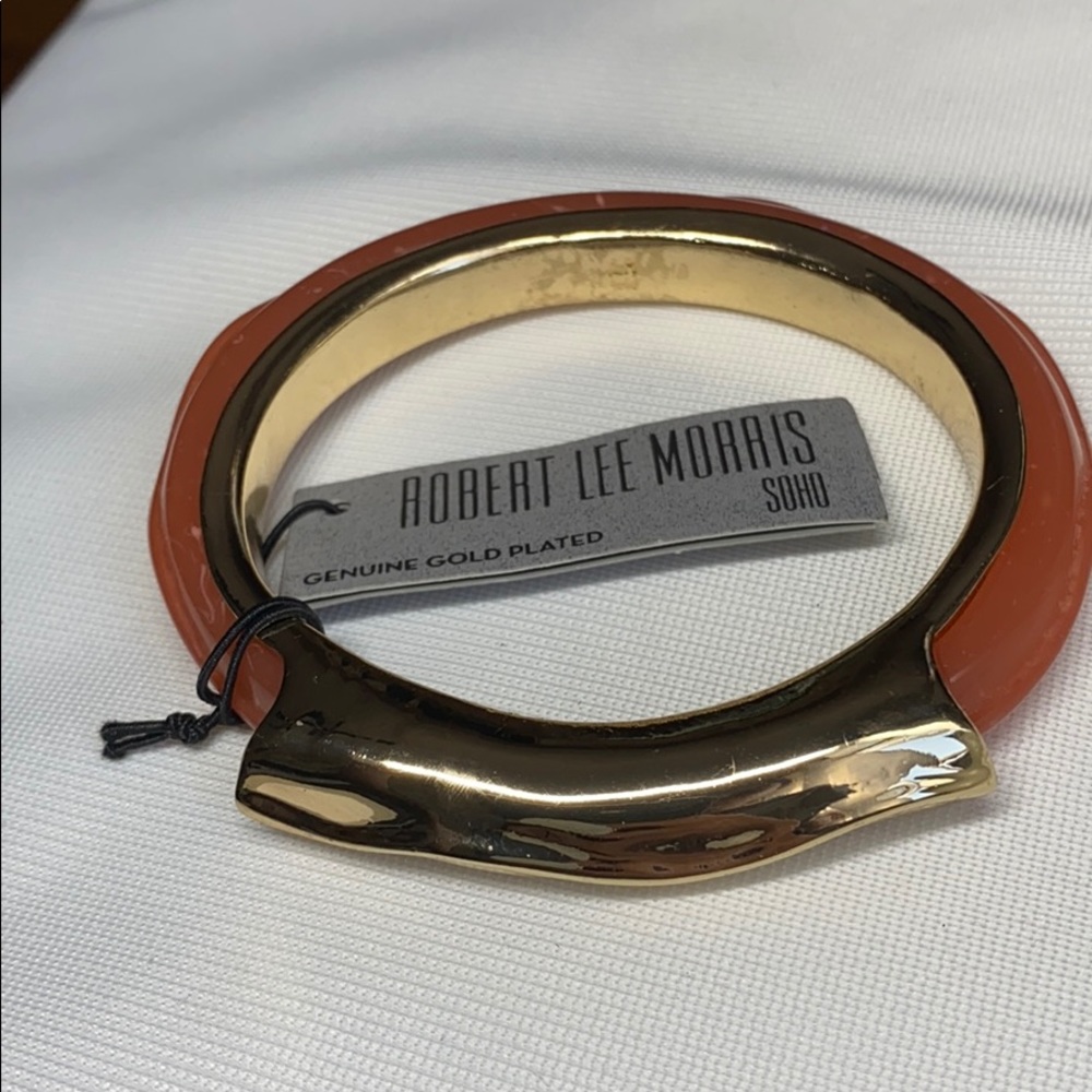 Robert Lee Morris coral colored bracelet